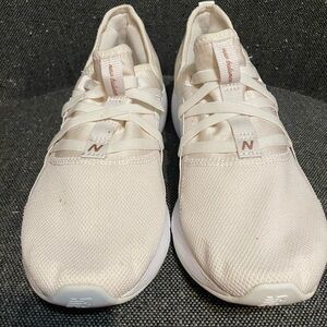 New balance cream sneakers